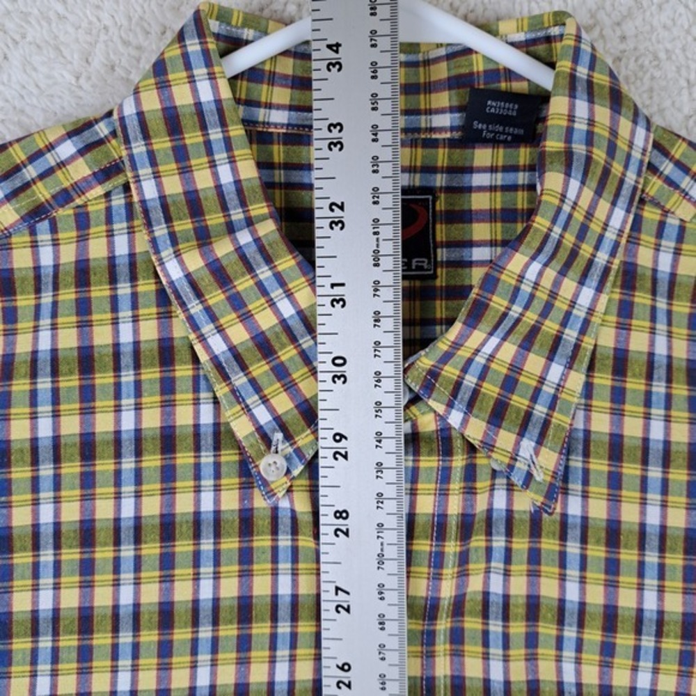 Roper Western Button Up Shirt Mens Size XL Colorful Plaid Rugged - Picture 7 of 8